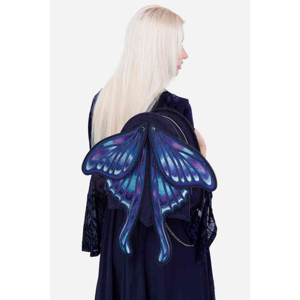 Restyle - Sapphire moth Rugtas - Blauw